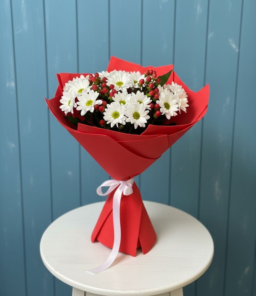 Букет цветов из: Хризантемы в Зернограде