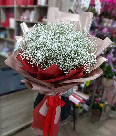 Букет цветов из: Гипсофила в Зернограде