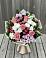 Букет цветов из: Альстромерии, Гвоздики, Розы и Хризантемы в Зернограде
