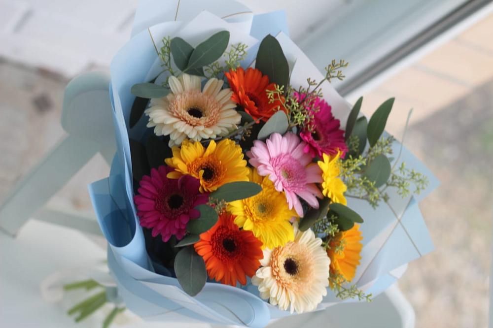 Букет цветов из: Герберы в Зернограде