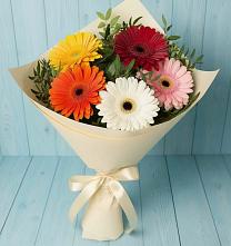 Букет цветов из:  Герберы в Зернограде