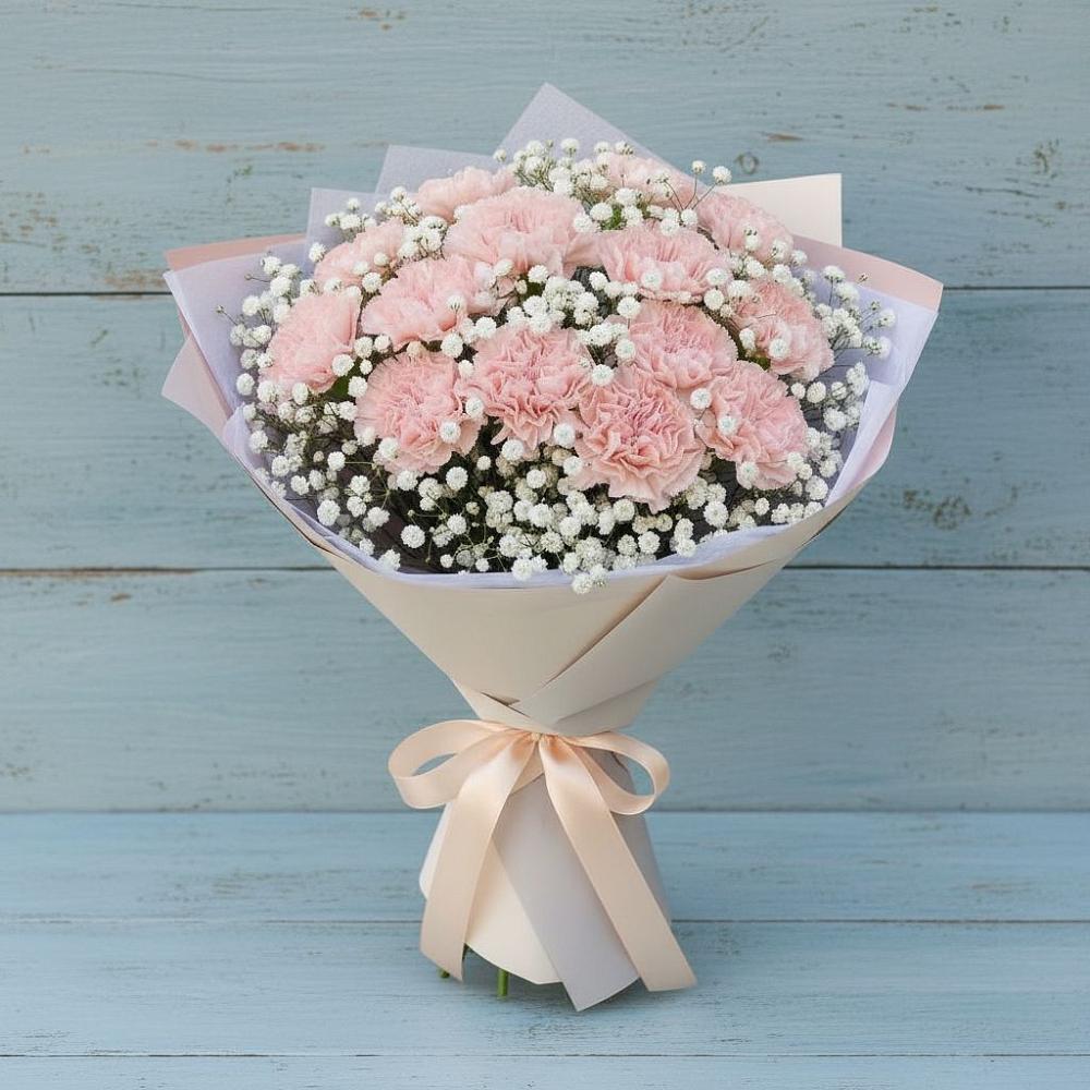 Букет цветов из: Гвоздики в Зернограде