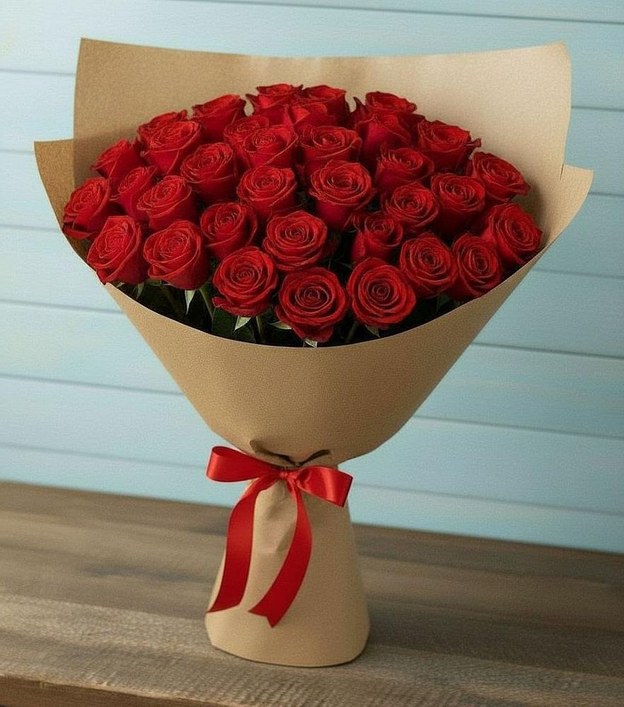 Букет Красные розы Милано в Зернограде