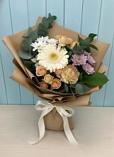 Букет цветов из:  Герберы и Хризантемы в Зернограде