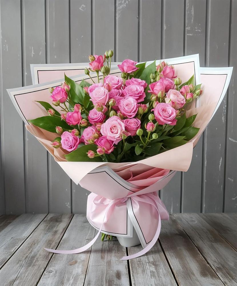 Букет Розовый кустик в Зернограде