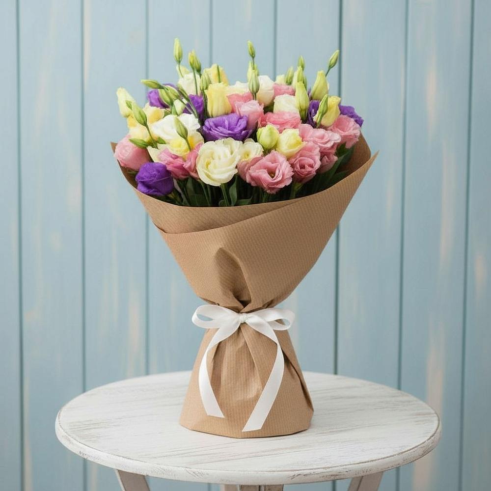 Букет цветов из: Лизиантусы в Зернограде