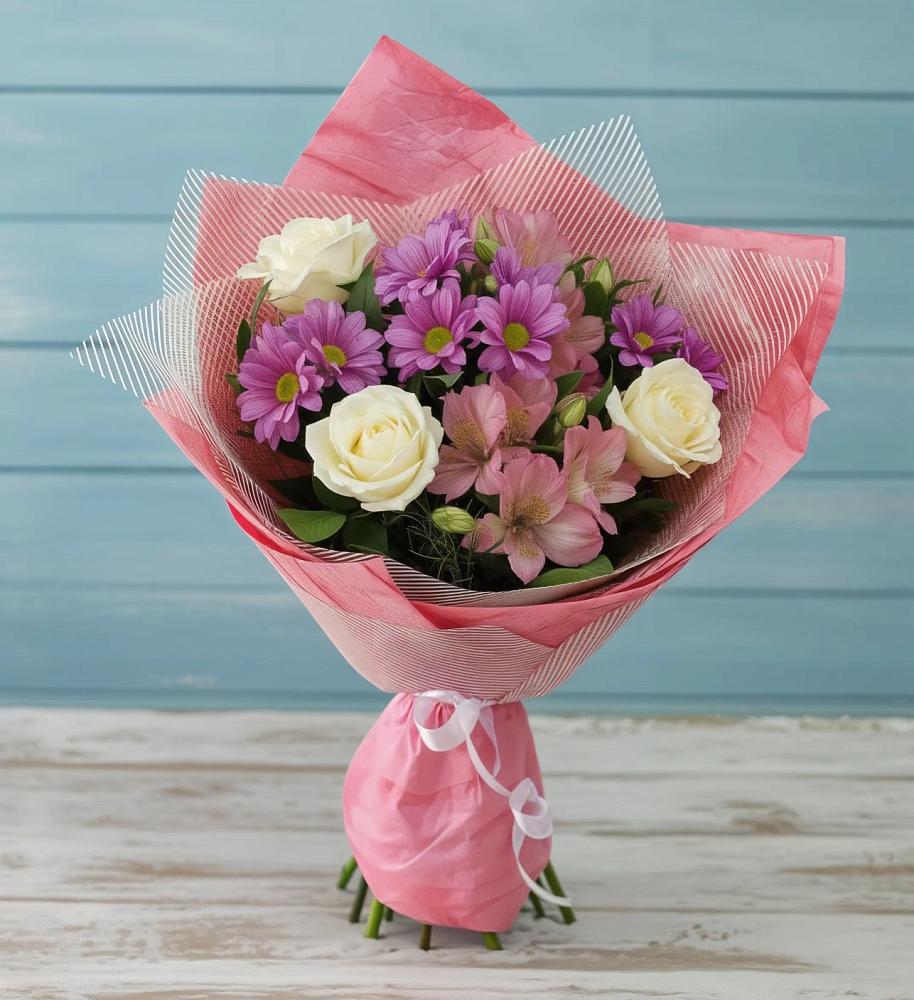 Букет цветов из: Герберы в Зернограде