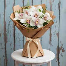 Букет цветов из:  Орхидеи и Розы в Зернограде